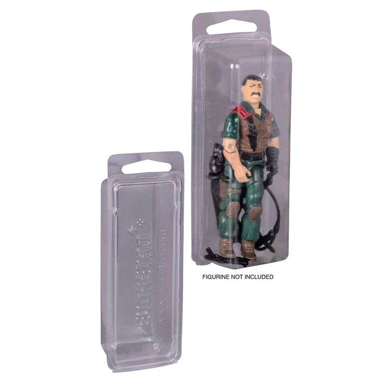 3.75" Loose Action Figure Protective Case (50) By Evoretro