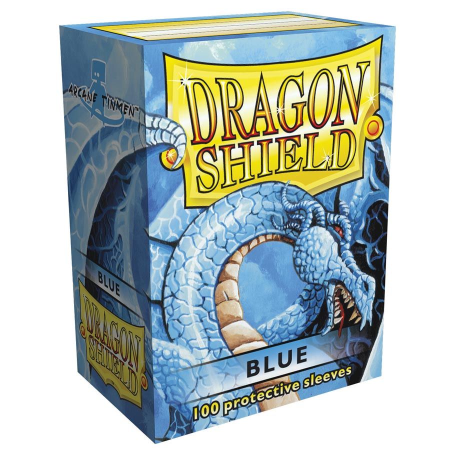 Deck Protector: Dragon Shield: Classic: Blue (100) - Cats In Hat Inc.