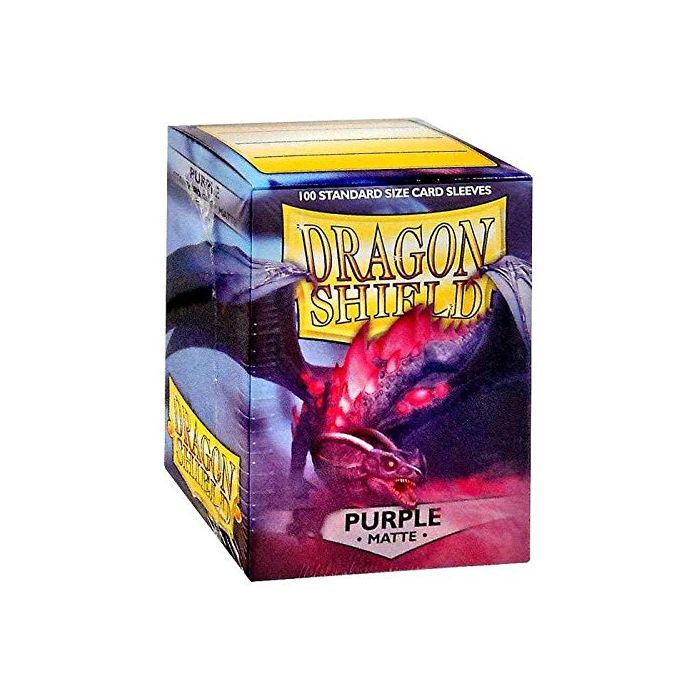 Deck Protector: Dragon Shield: Matte: Purple (100) - Cats In Hat Inc.