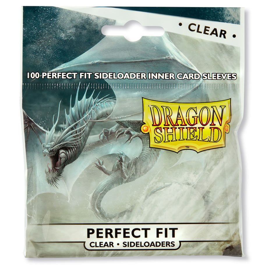 Deck Protector: Dragon Shield: Perfect Fit: Sideloader Clear (100) - Cats In Hat Inc.