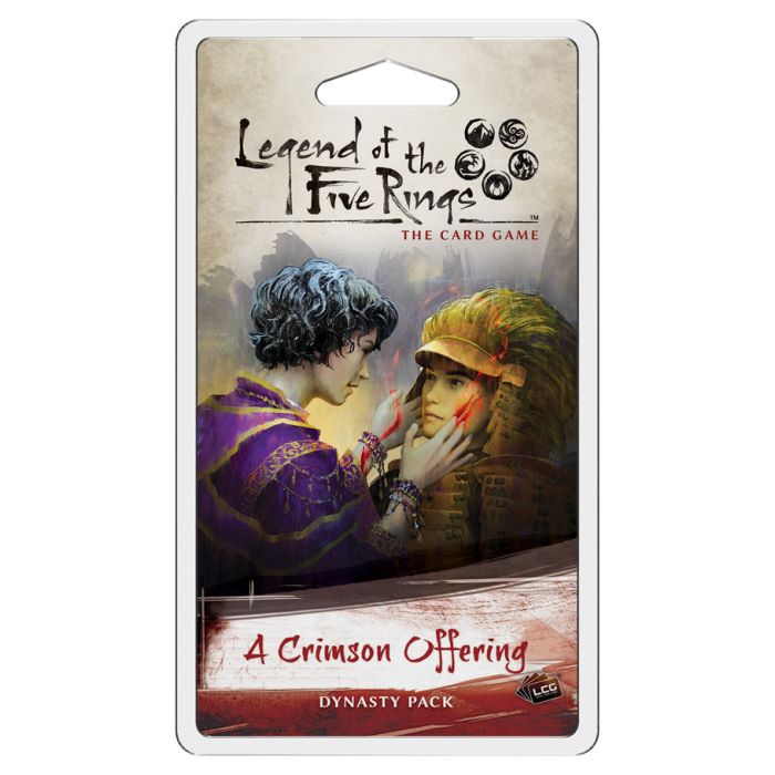 Legend Of The Five Rings LCG: A Crimson Offering Dynasty Pack - Cats In Hat Inc.