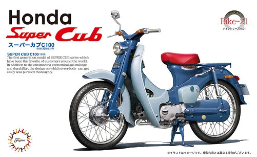 1/12 1958 Honda Super Cub C100 Scooter (Snap)