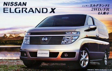 1/24 Nissan Elgrand X 2WD/FR Minivan