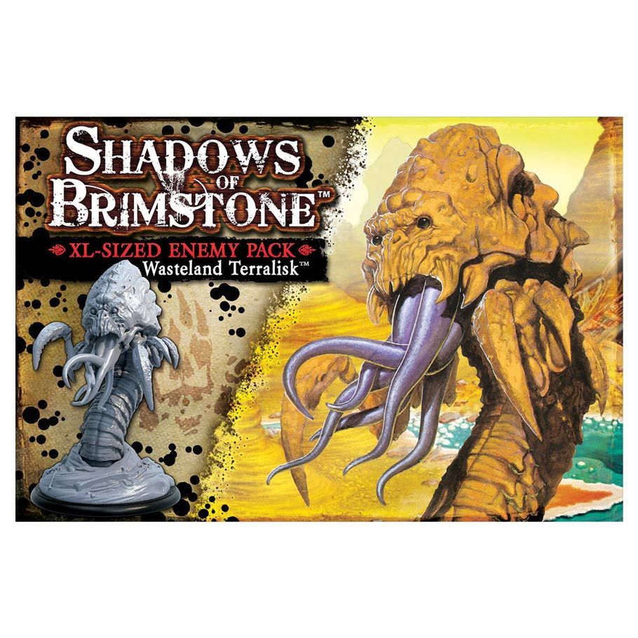 Shadows Of Brimstone: Wasteland Terralisk XL Enemy Pack - Cats In Hat Inc.