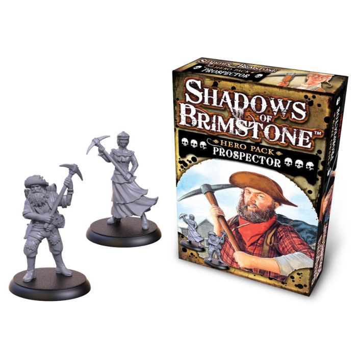 Shadows Of Brimstone: Hero Pack: Prospector - Cats In Hat Inc.