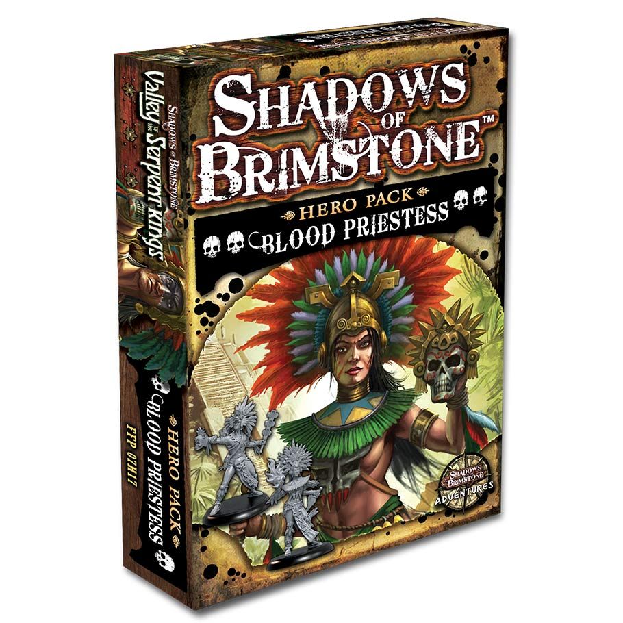 Shadows Of Brimstone: Hero Pack: Aztec Blood Priestess - Cats In Hat Inc.