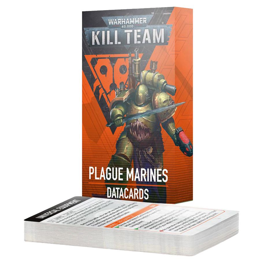103-82 Warhammer 40,000: Kill Team: Plague Marines Datacards