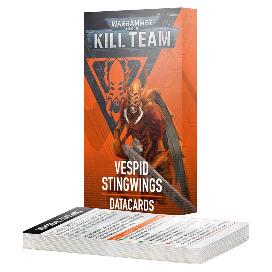 103-85 Warhammer 40,000: Kill Team: Vespid Stingwings Datacards