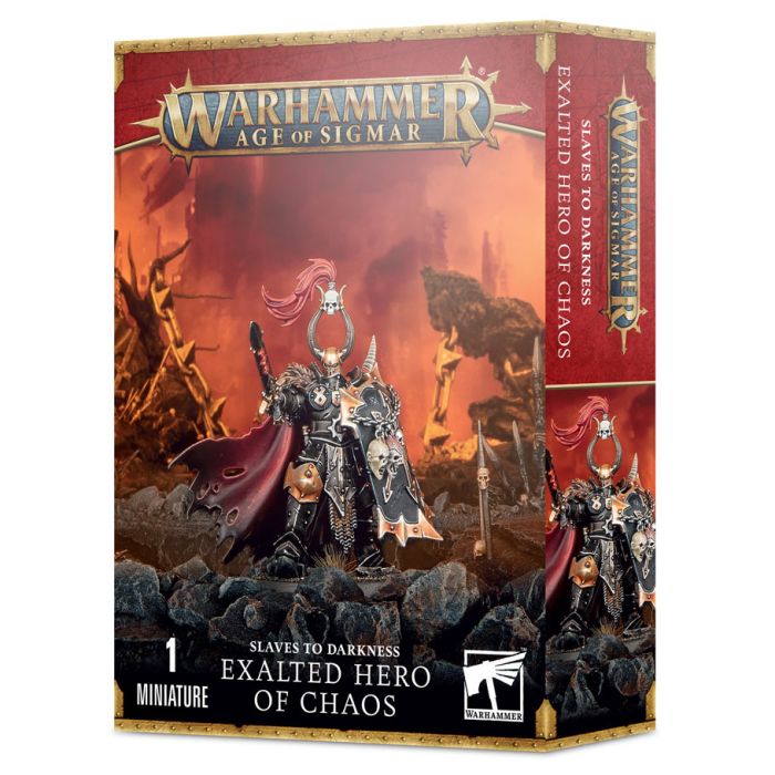 83-67 Warhammer: Age Of Sigmar: Slaves To Darkness: Exalted Hero Of Chaos - Cats In Hat Inc.