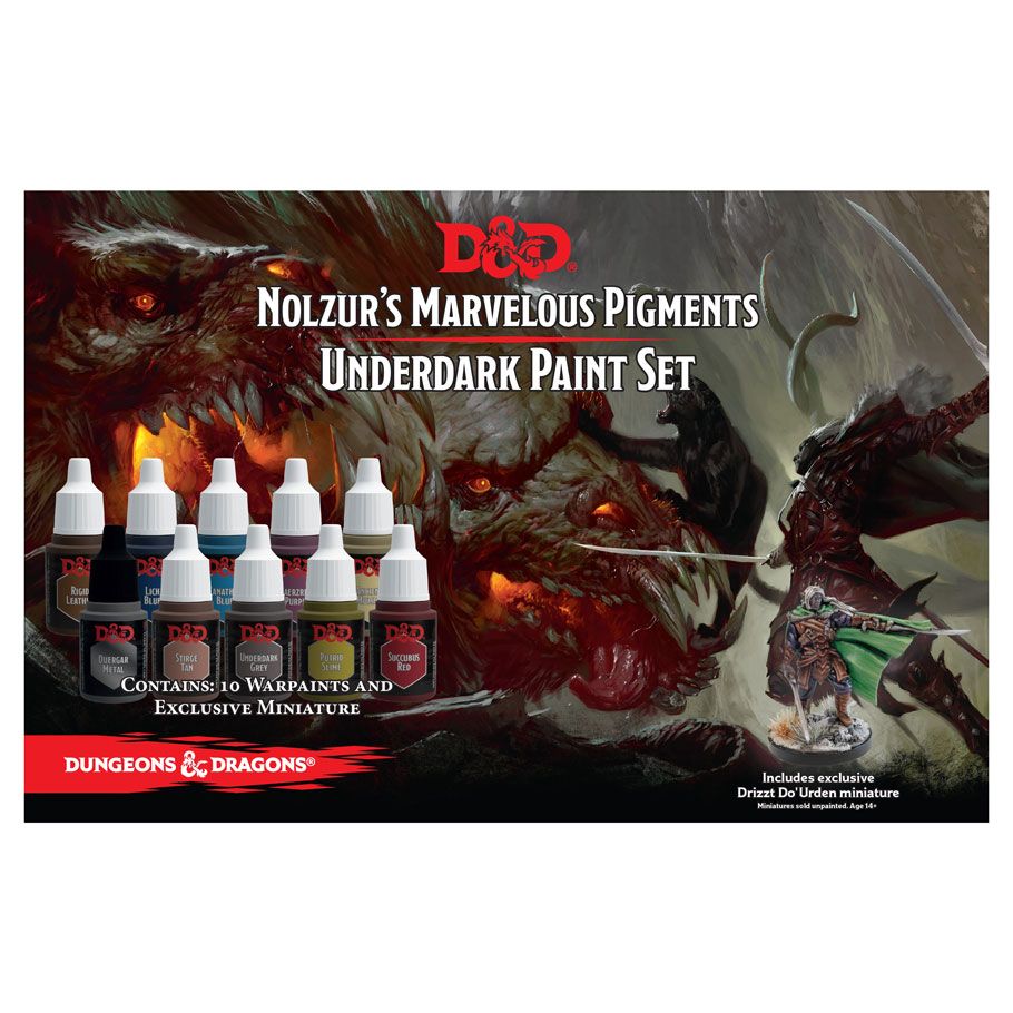 D&D: Collector's Series: Nolzur’s Marvelous Pigments: Underdark Paint Set By The Army Painter APS