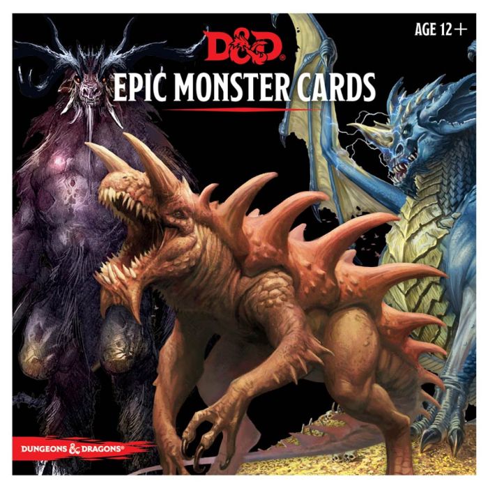 D&D 5E: Cards: Epic Monster Cards - Cats In Hat Inc.