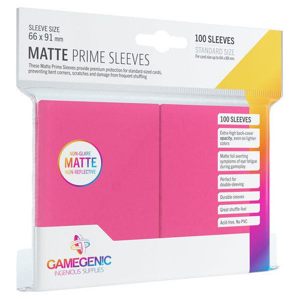 Deck Protector: Matte Prime: Pink (100)