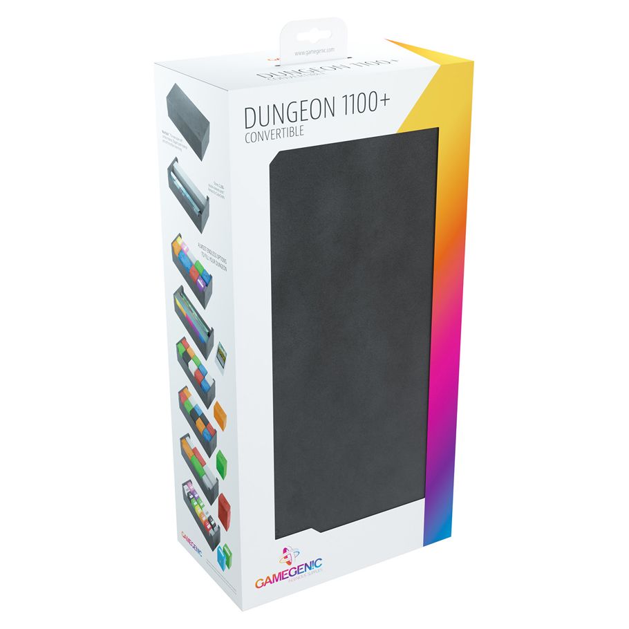 Deck Box: Dungeon Deck Box 1100+ Midnight Gray - Cats In Hat Inc.