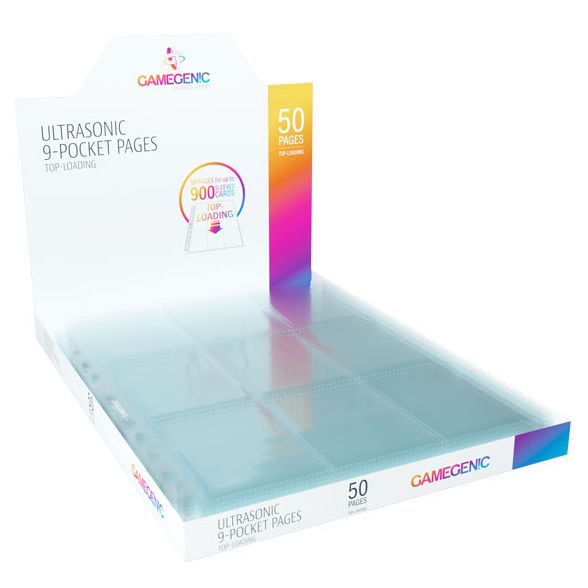 Pages: 9-Pocket Pages: Toploading Clear (50) - Cats In Hat Inc.