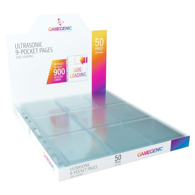 Pages: 9-Pocket Pages: Sideloading Clear (50) - Cats In Hat Inc.