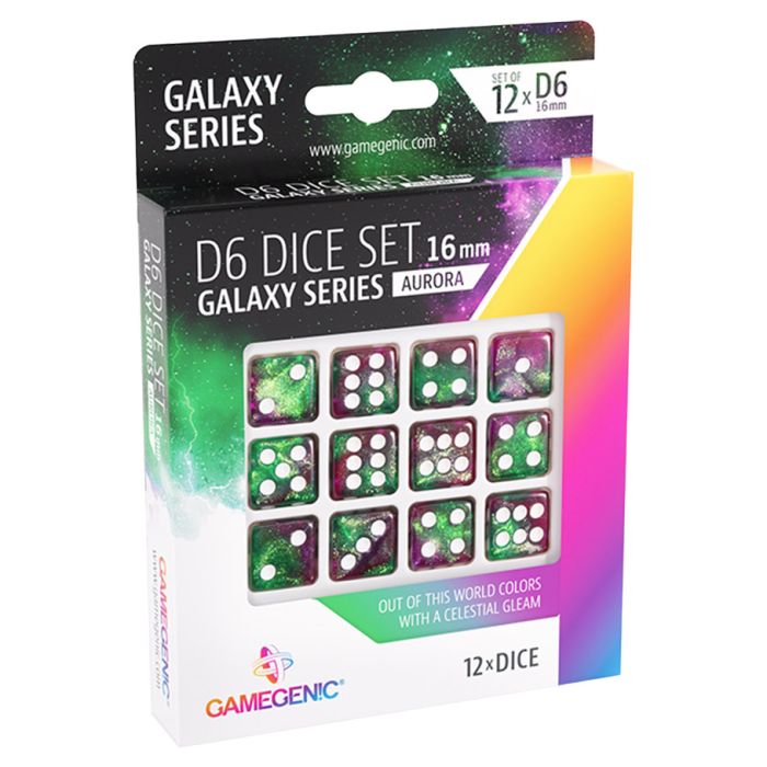 D6: Galaxy Series: Aurora (12) - Cats In Hat Inc.