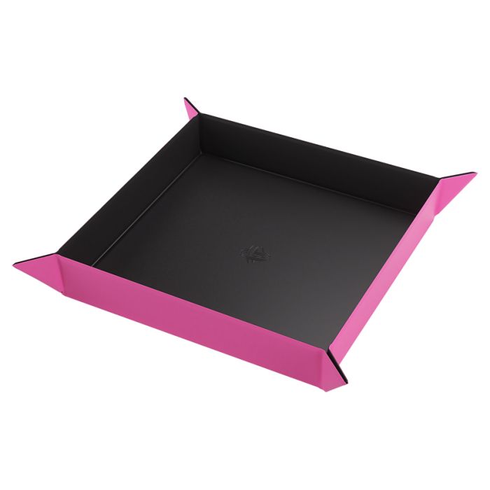 Dice Tray: Square: Black/Pink - Cats In Hat Inc.
