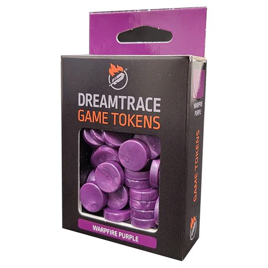 DreamTrace Gaming Tokens: Warpfire Purple By Ghost Galaxy