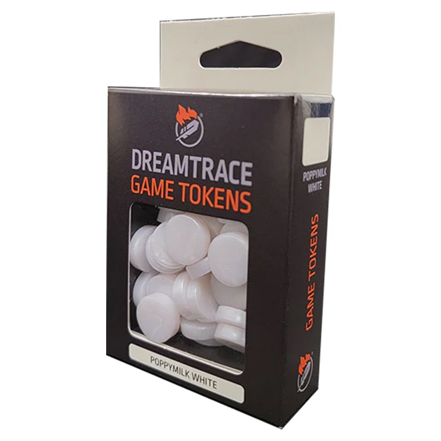 DreamTrace Gaming Tokens: Poppymilk White By Ghost Galaxy