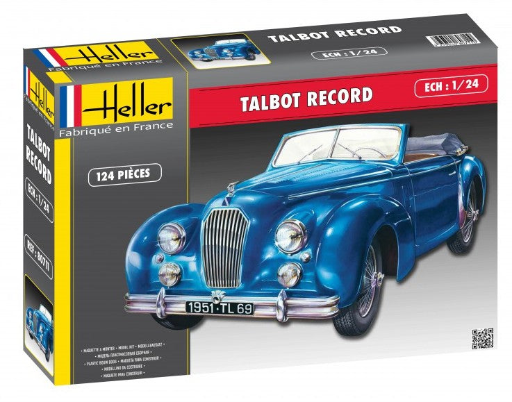 1/24 1950 Talbot Lago Record Convertible Car (60th Anniversary Ltd Re-Edition)
