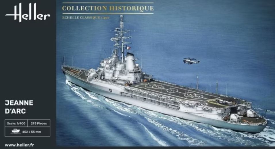 1/400 Jeanne DArc French Helicopter Carrier Ship
