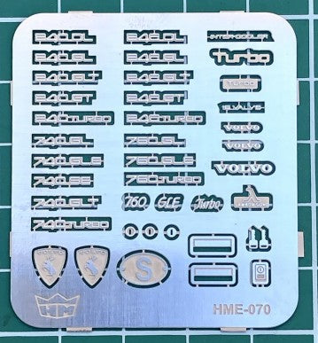1/24-1/25 Volvo Detail Set (Emblems Keys etc.)
