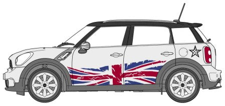 1/24 Mini Cooper S Countryman ALL4 Union Jack 4-Door Car (Ltd Edition)