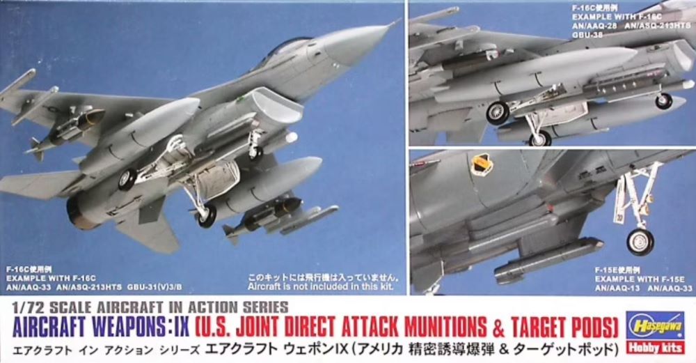 1/72 Aircraft Weapons IX: US Joint Direct Attack Munitions & Target Pods