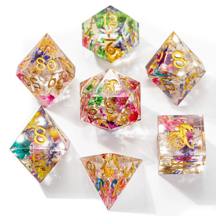7-Set Captured Magic Hand Sanded Sharp Edge Resin: Essence Of Spring - Cats In Hat Inc.