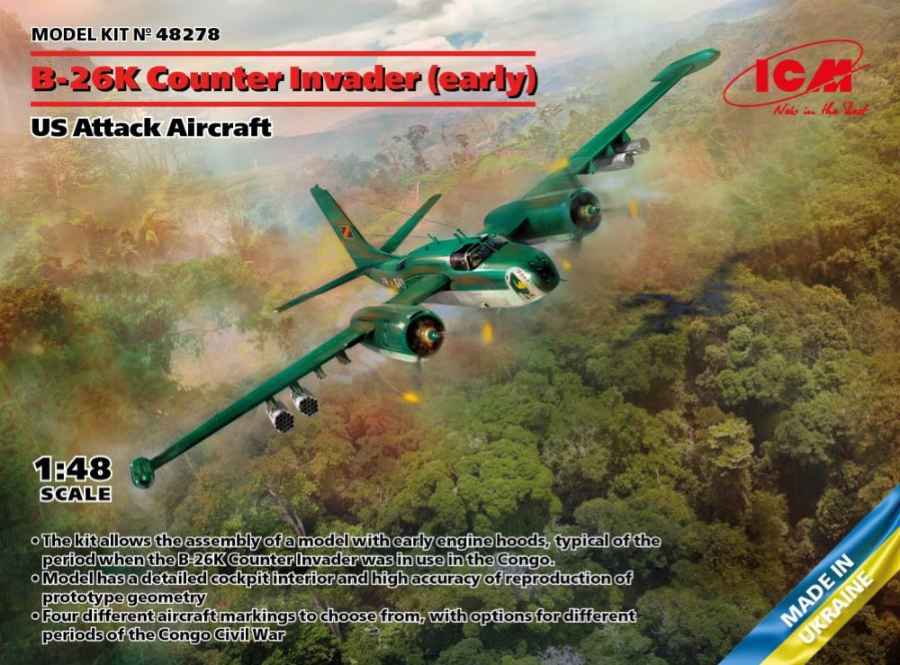 1/48 US B26K Counter Invader Early Attack Aircraft