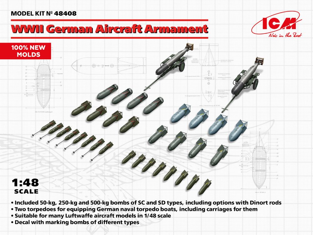 1/48 WWII German Aircraft Armament