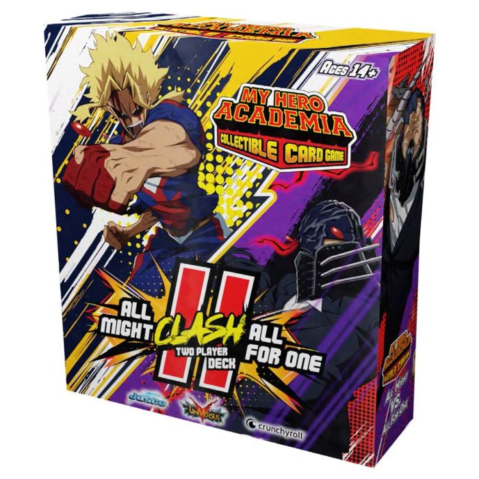 My Hero Academia CCG: 2-Player Clash Deck: All Might Vs. All For One - Cats In Hat Inc.