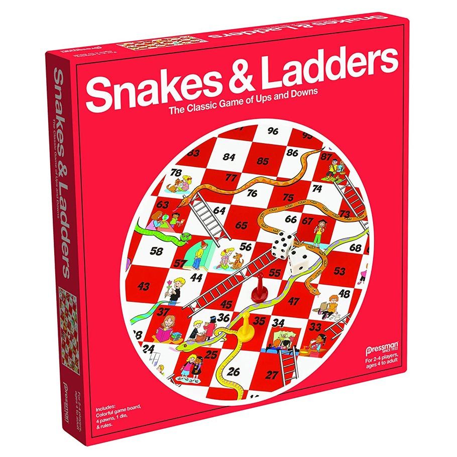 Snakes & Ladders By Pressman Toy