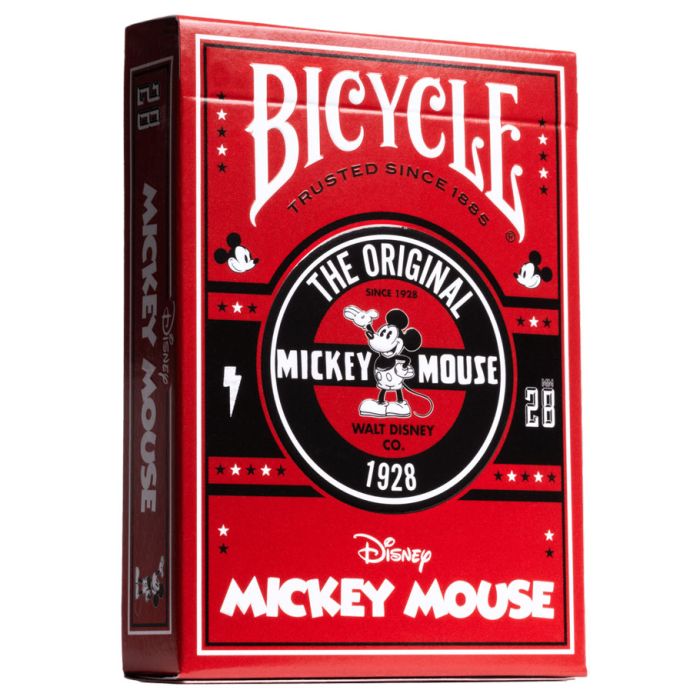 Playing Cards: Bicycle: Disney Classic Mickey (Red) - Cats In Hat Inc.