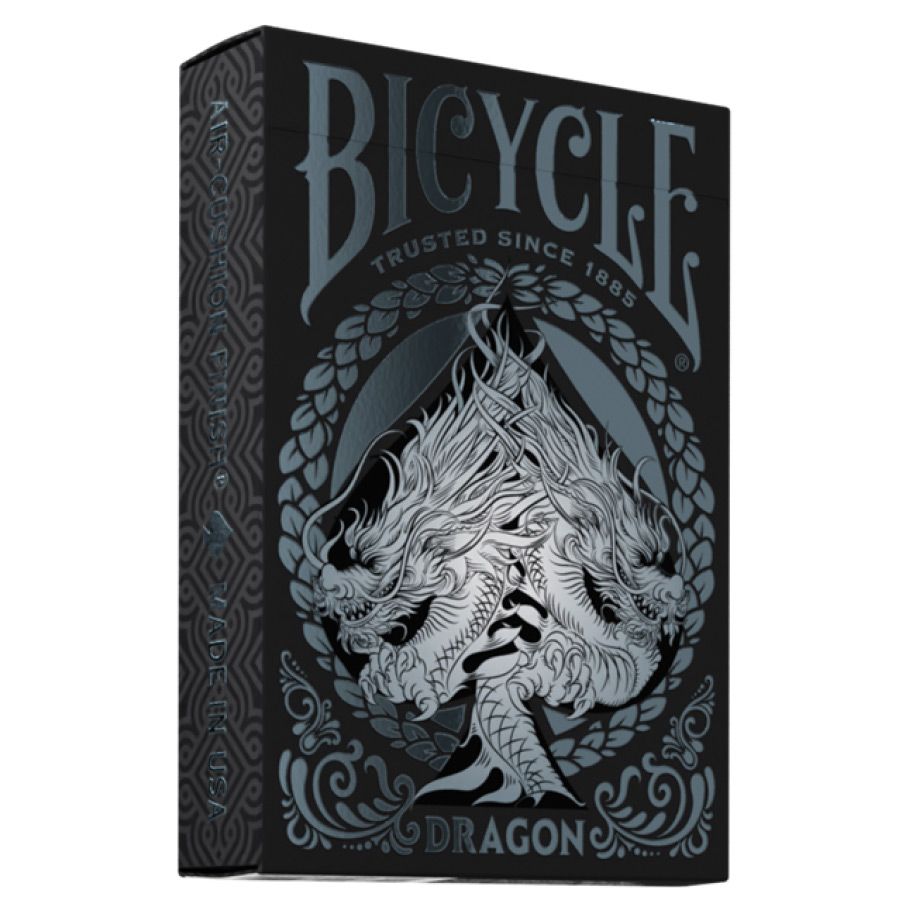 Playing Cards: Bicycle: Dragon Black - Cats In Hat Inc.
