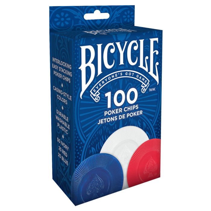 Poker Chips: 2 Gram Plastic (100) - Cats In Hat Inc.