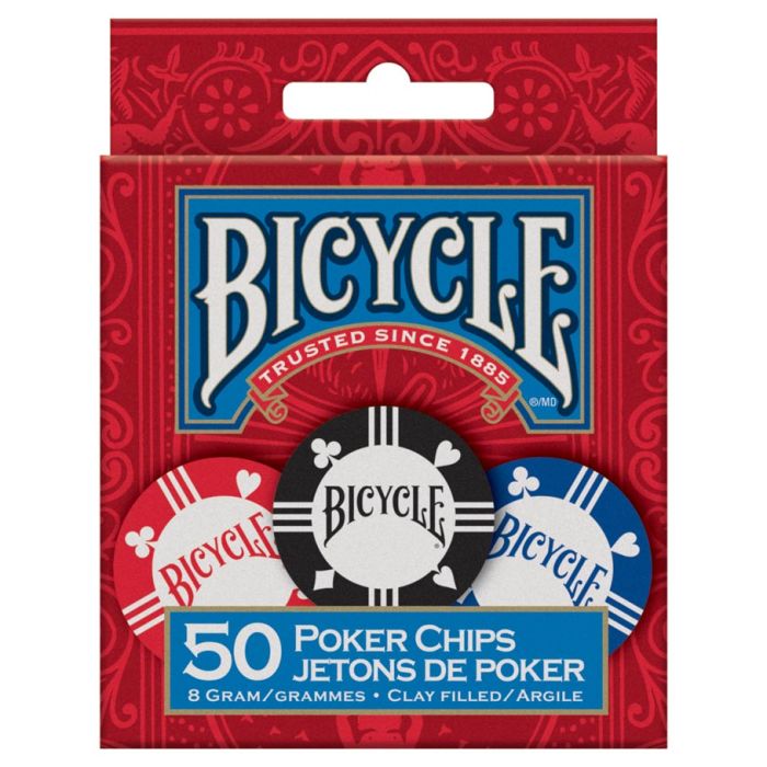 Poker Chips: 8 Gram Clay (50) - Cats In Hat Inc.