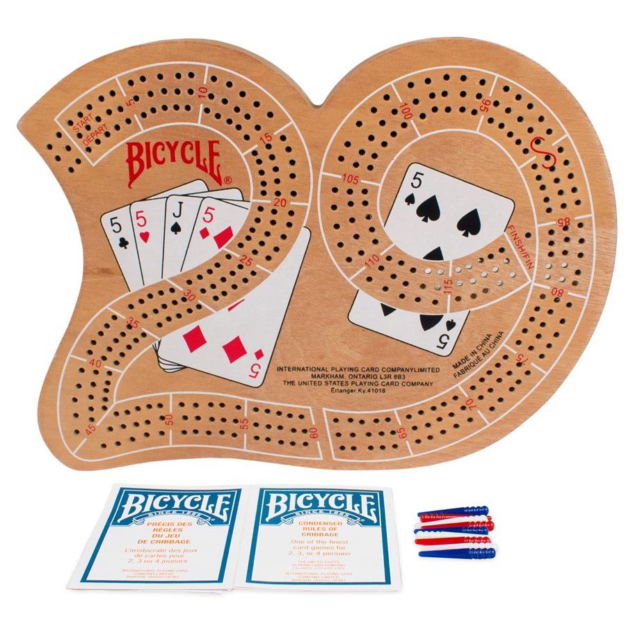 Cribbage Board Large 29 Wood - Cats In Hat Inc.