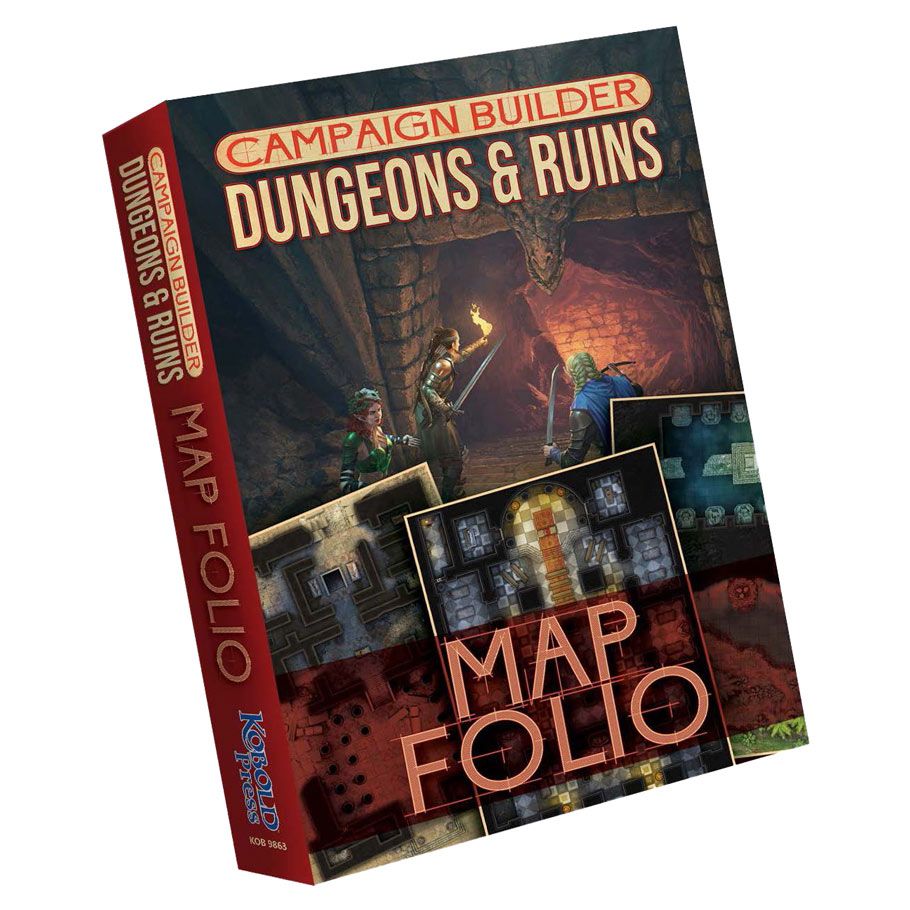 D&D 5E: Campaign Builder: Dungeons and Ruins Map Folio