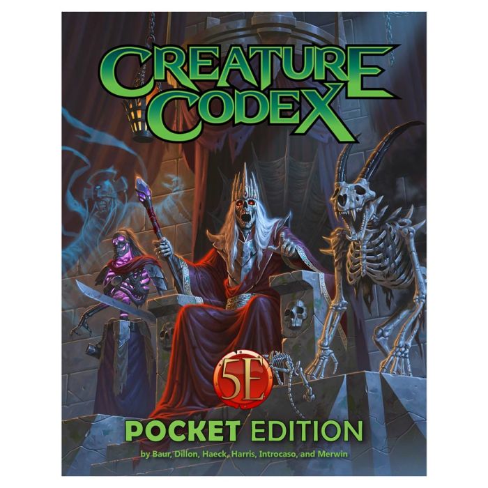 D&D 5E: Creature Codex: Pocket Edition - Cats In Hat Inc.