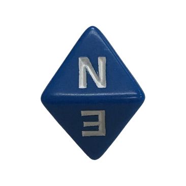d8 Single Compass Blue