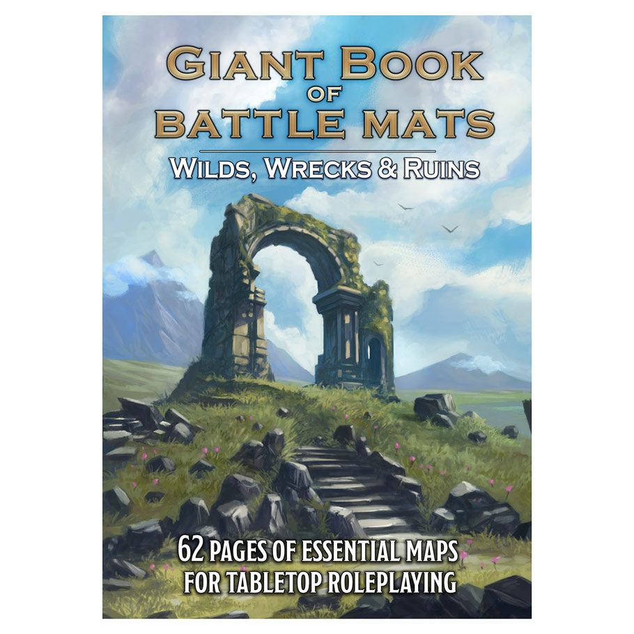 Giant Book Of Battle Mats: Wilds, Wrecks & Ruins