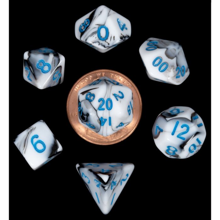 7-Set Mini Marble With Blue - Cats In Hat Inc.