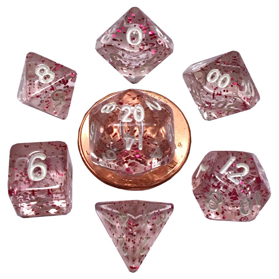 7-Set Mini Ethereal Light Purple With White