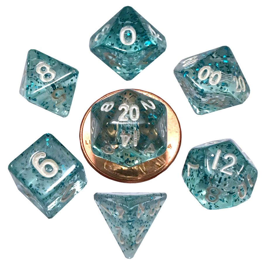 7-Set Mini Ethereal Light Blue with White By FanRoll by MDG