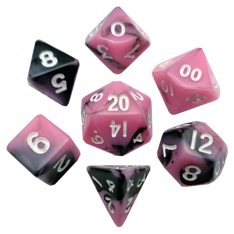 7-Set Mini Pink and Black with White By FanRoll by MDG