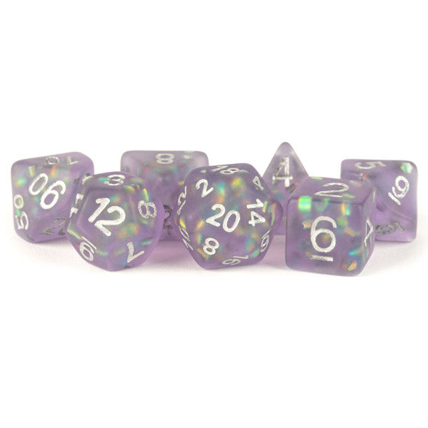 7-Set Icy Opal Purple with Silver Numbers
