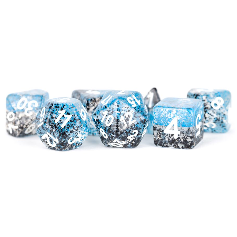 7-Set Particle Blue And Black With White