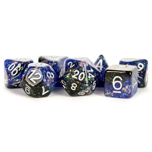7-Set Eternal Blue and Black with White