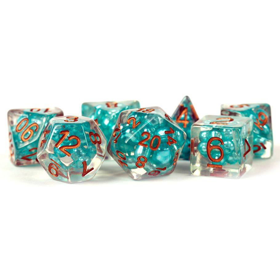 7-Set Pearl Teal with Copper